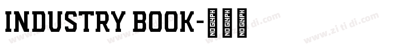 industry Book字体转换